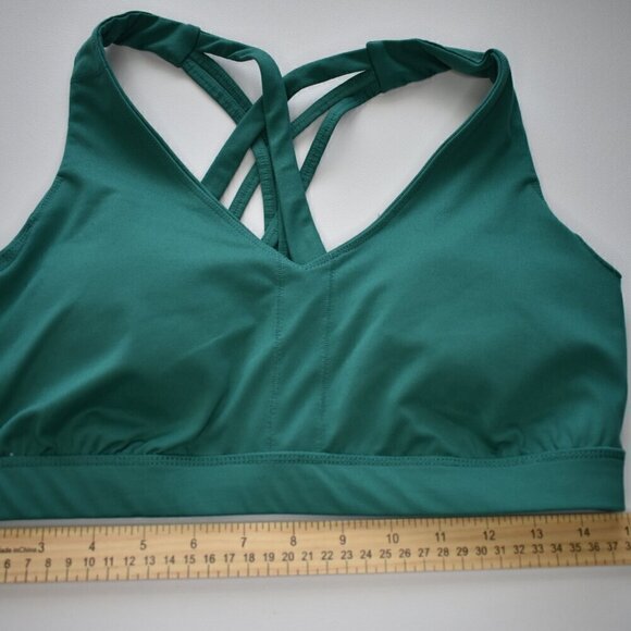 Ideology New Strappy Green Sports Bra Womens Size L NWOT - Picture 6 of 6